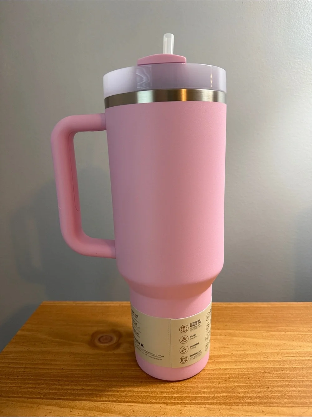 Stanley 40 oz. Tumbler in Cherry Blossom - Picture 2 of 5